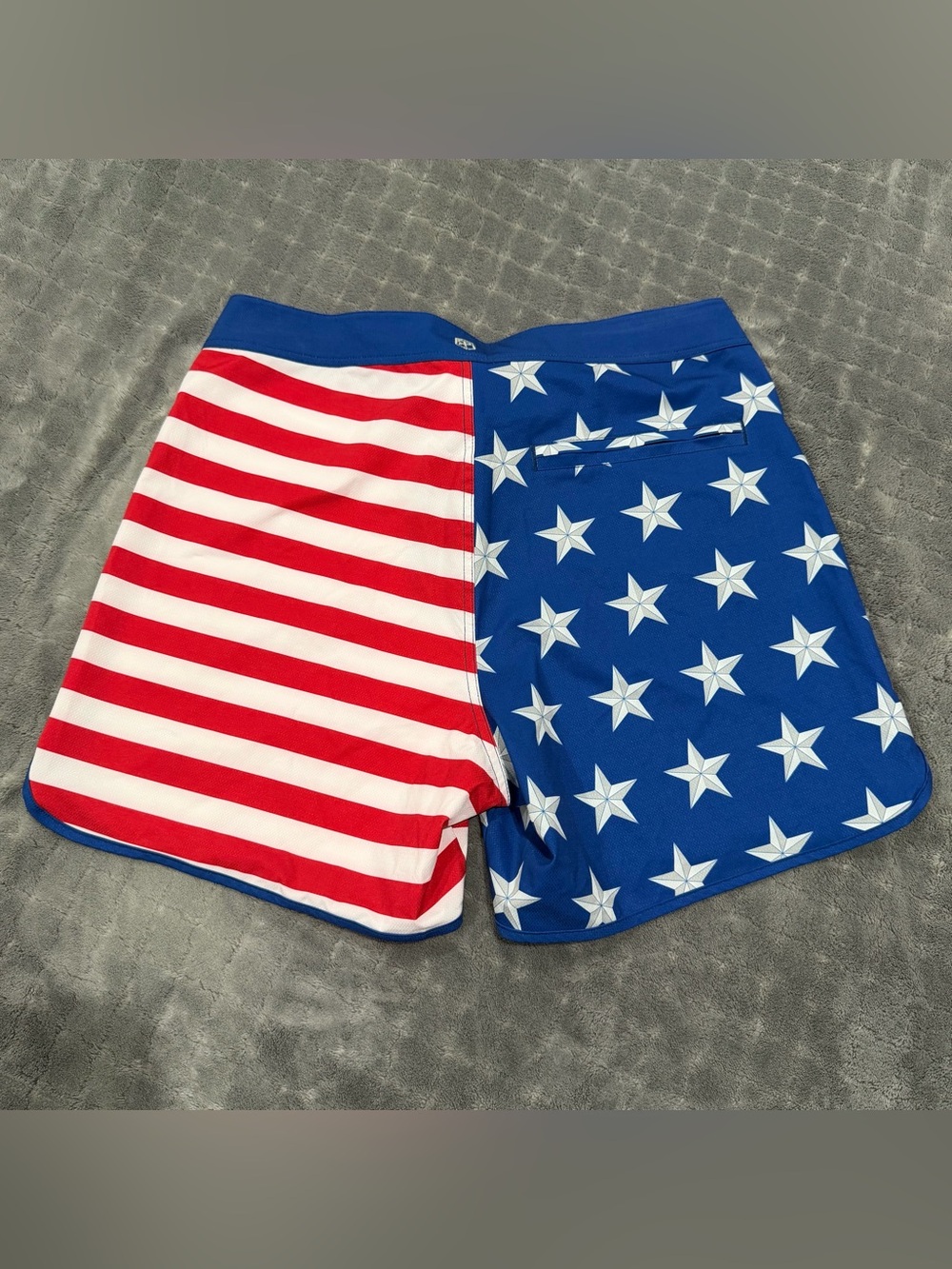 Born Primitive Patriotic Stars & Stripes Athletic Shorts - Red, White, Blue - Picture 2 of 6